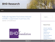 Tablet Screenshot of bhdresearch.scienceblog.com