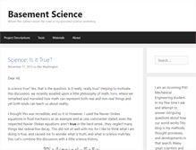 Tablet Screenshot of basementscience.scienceblog.com